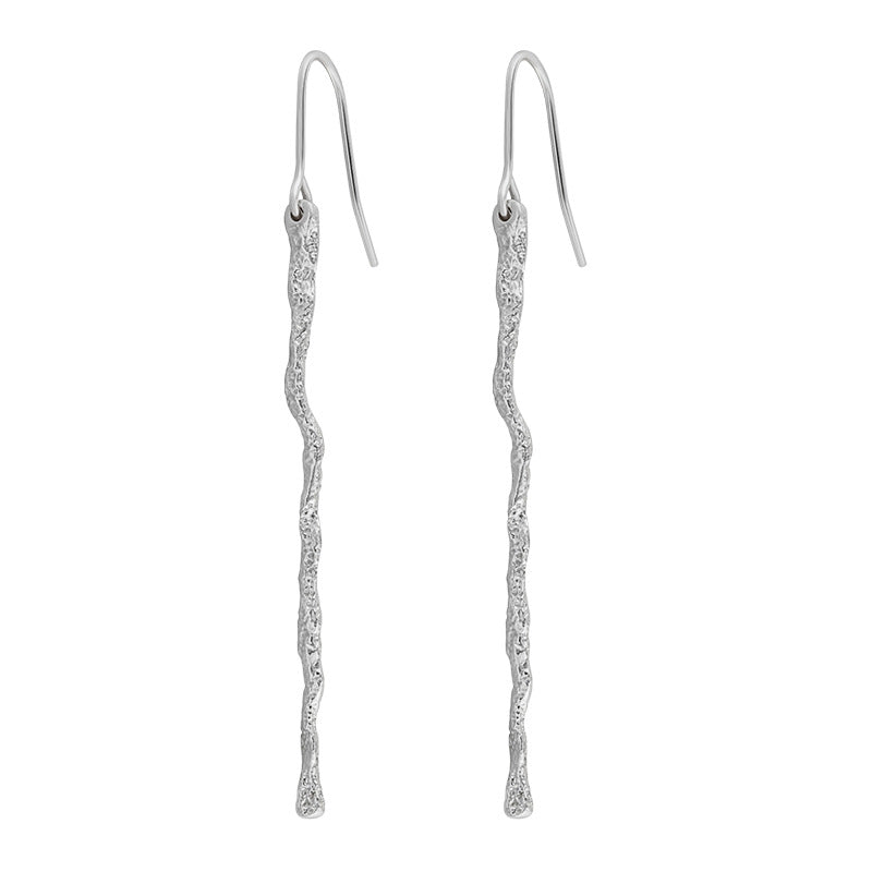 Modern Fashion Irregular Branch as925 Sterling Silver Drop Dangling Earrings