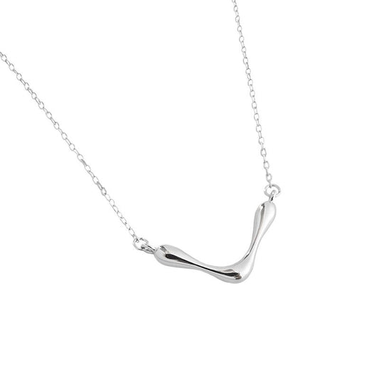 V Shape 925 Sterling Silver Necklace